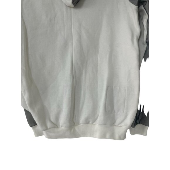 QBISM Quentin Nghiem Vintage Denim Patchwork Zip Up Hoodie Sz M NEW - Picture 9 of 10